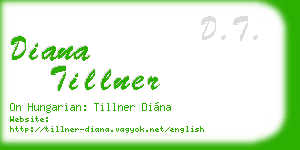 diana tillner business card